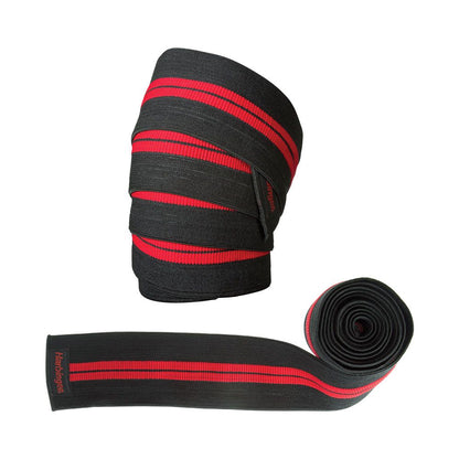 Harbinger Red Line Knee Wraps - Black/Red