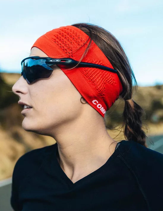 Compressport Unisex's Headband On/Off - Red