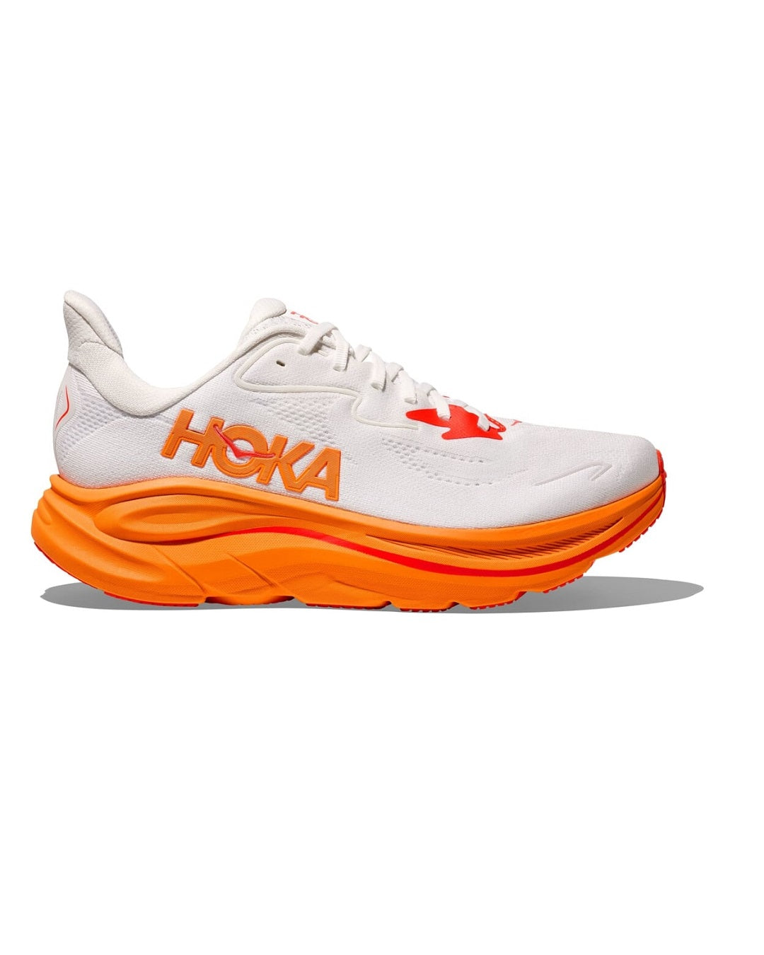 HOKA Men's Clifton 10 - Frost/Orange Zest