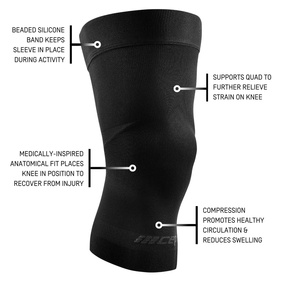 CEP Unisex's Light Support Knee Sleeve - Black