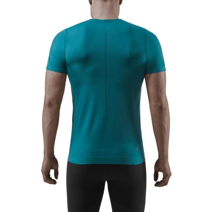 CEP Men's Run Ultralight Shirt Short Sleeve - Petrol