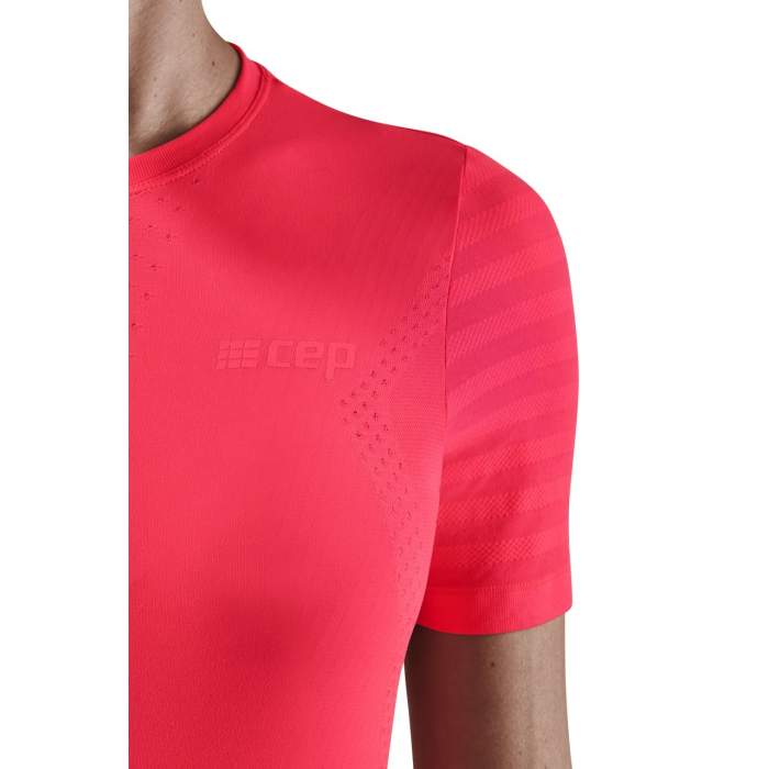 CEP Women's Run Ultralight Shirt Short Sleeve - Pink
