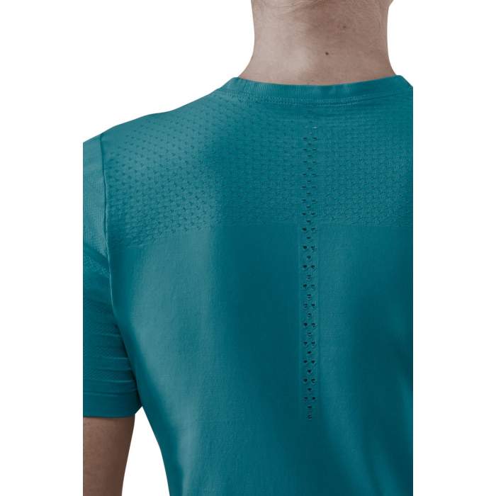CEP Women's Run Ultralight Shirt Short Sleeve - Petrol