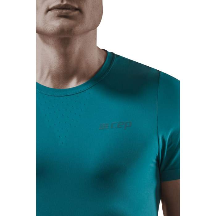 CEP Men's Run Ultralight Shirt Short Sleeve - Petrol