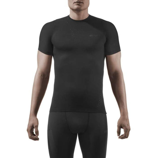 CEP Men's Run Ultralight Shirt Short Sleeve - Black