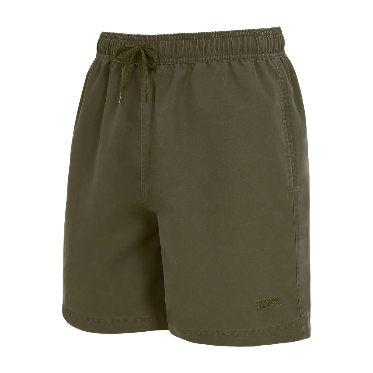 ZOGGS Men's Mosman Washed 15 inch Shorts - Khaki