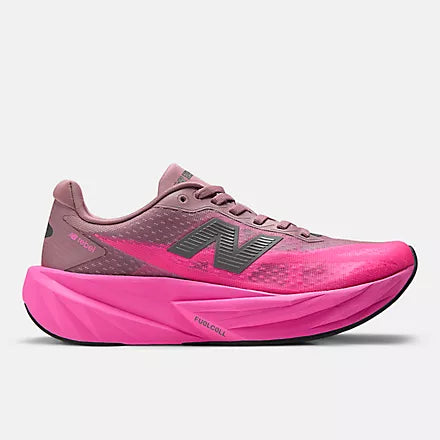 New Balance Women's FuelCell Rebel v5 (WFCX70N)- PINK HEAT with ROSEWOOD
