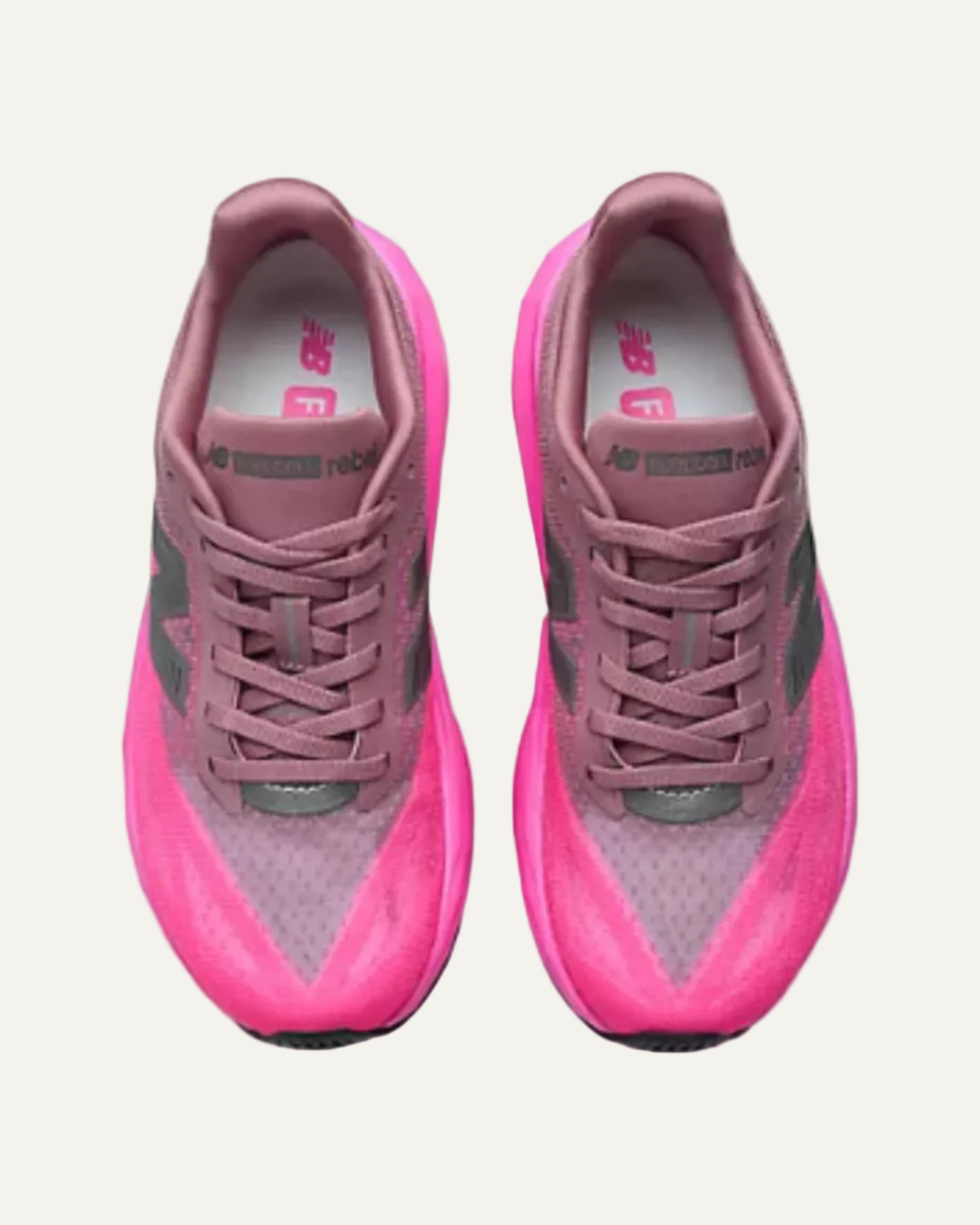 New Balance Women's FuelCell Rebel v5 (WFCX70N)- PINK HEAT with ROSEWOOD