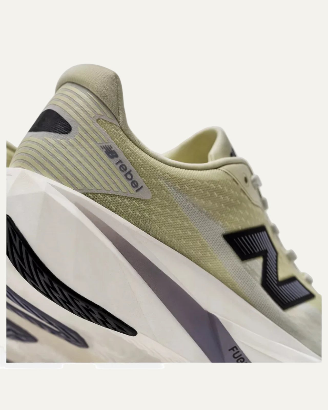 New Balance Men's FuelCell Rebel v5 - PISTACHIO BUTTER with DIGITAL MIST