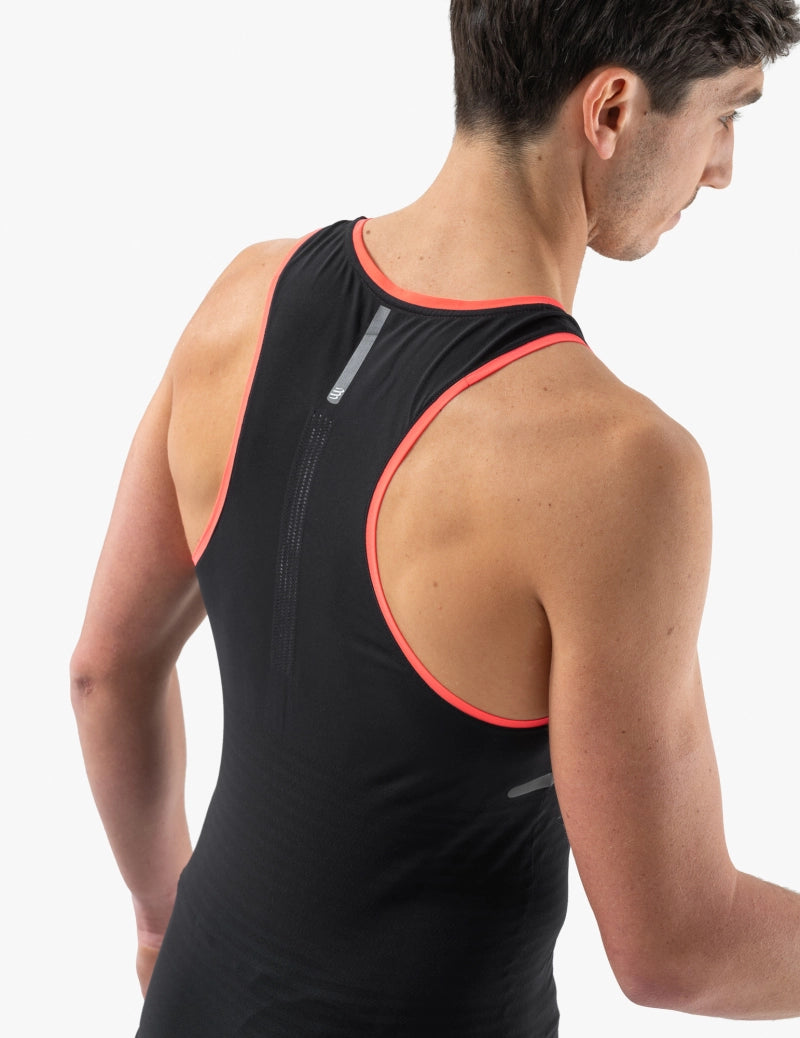 Compressport Men's Pro Racing Singlet - Black