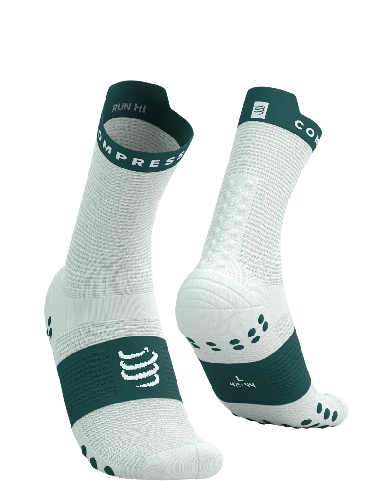 Compressport Unisex's Pro Racing Socks v4.0 Run High - Sugar/Storm