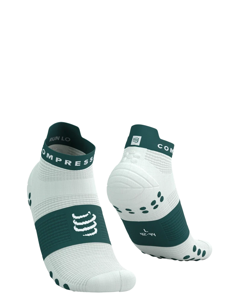 Compressport Unisex's Pro Racing Socks v4.0 Run Low - Sugar/Storm