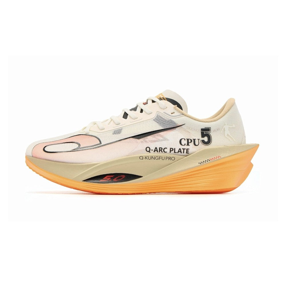 Qiaodan Men's FeiYing PB 5.0 - Ivory/Feiying Orange