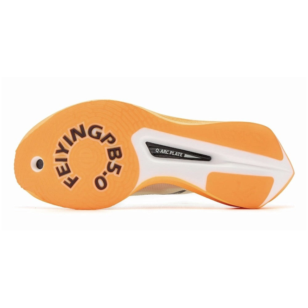 Qiaodan Men's FeiYing PB 5.0 - Ivory/Feiying Orange