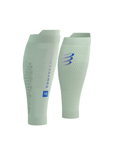 Compressport Unisex's R2 3.0 Calf Sleeves - Aqua/Jacaranda
