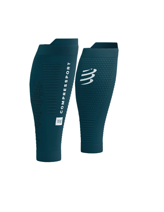 Compressport Unisex's R2 3.0 Calf Sleeves - Stargazer/White