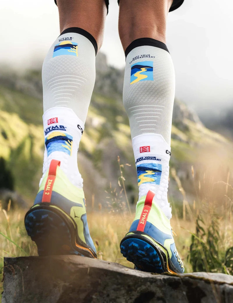 Compressport Unisex's R2 3.0 360° print UTMB 2025 L1 - Ice Flow