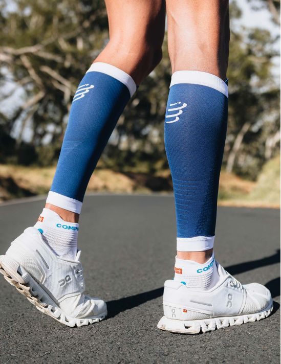 Compressport Unisex Calf Sleeve R2 3.0 - Estate Blue