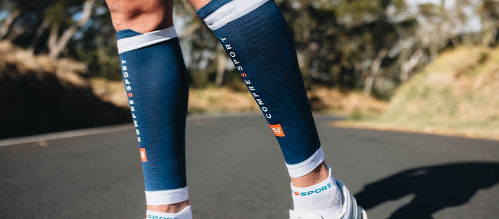 Compressport Unisex Calf Sleeve R2 3.0 - Estate Blue