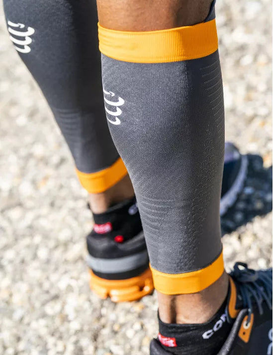 Compressport Unisex Calf Sleeve R2 3.0 - Magnet/Autumn Glory