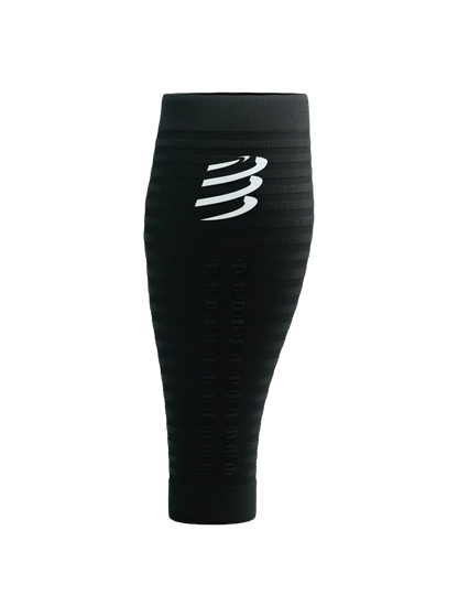 Compressport Unisex's R2 AERO Calf Sleeves - Black/White