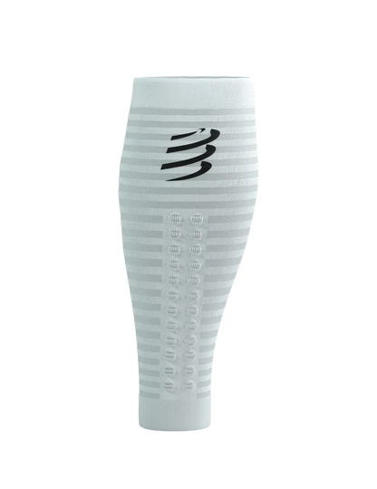 Compressport Unisex's R2 AERO Calf Sleeves - White/Black