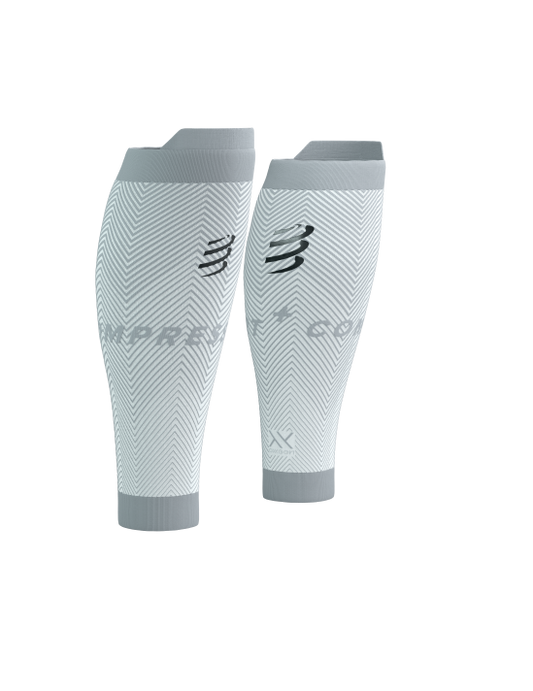 Compressport Unisex's R2 Oxygen - White/Neble Grey