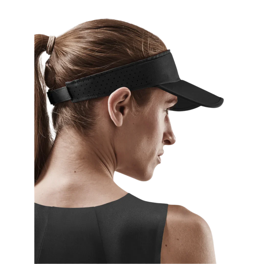 CEP Unisex's Run Foldable Visor - Black