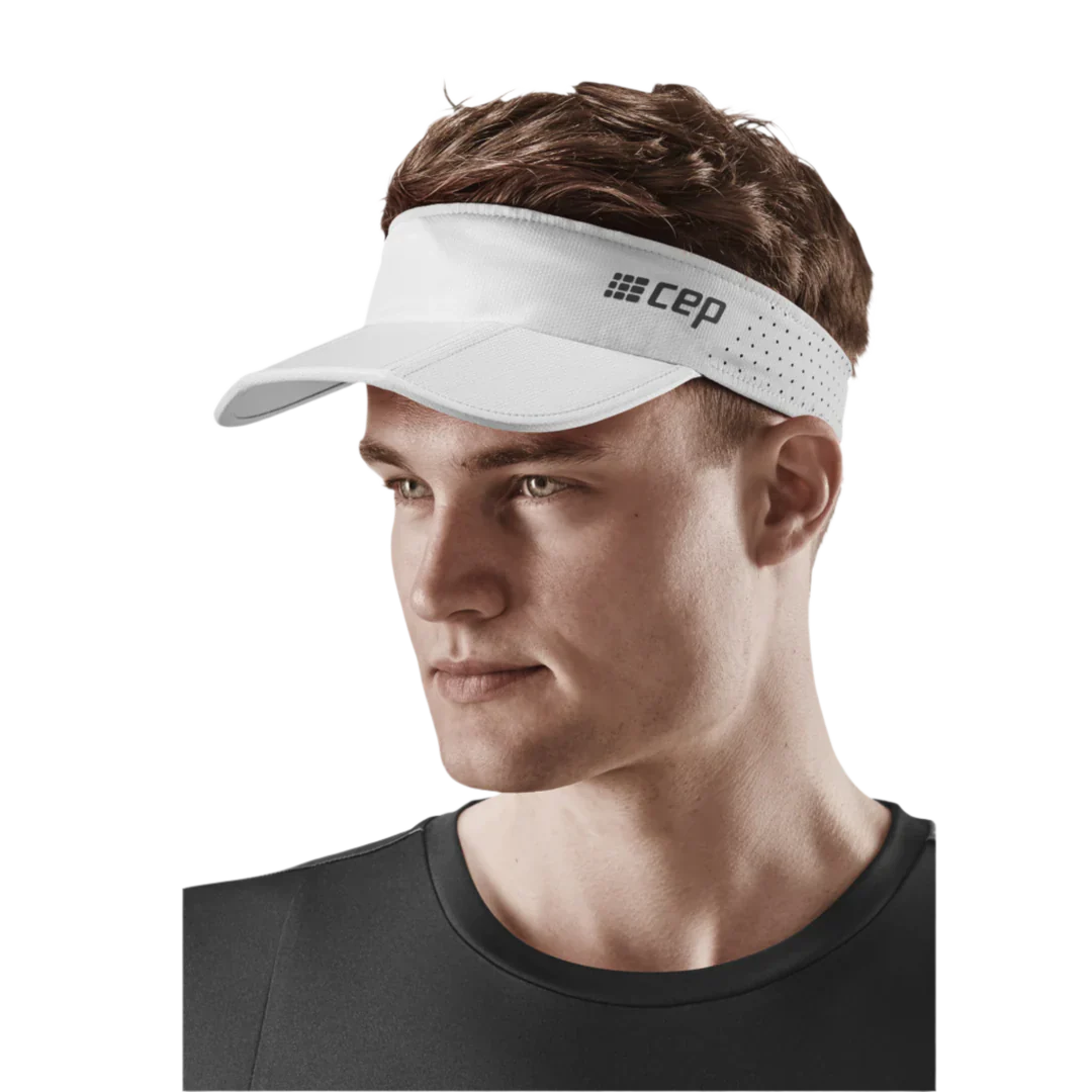 CEP Unisex's Run Foldable Visor - White