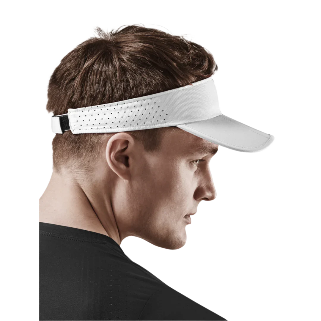 CEP Unisex's Run Foldable Visor - White