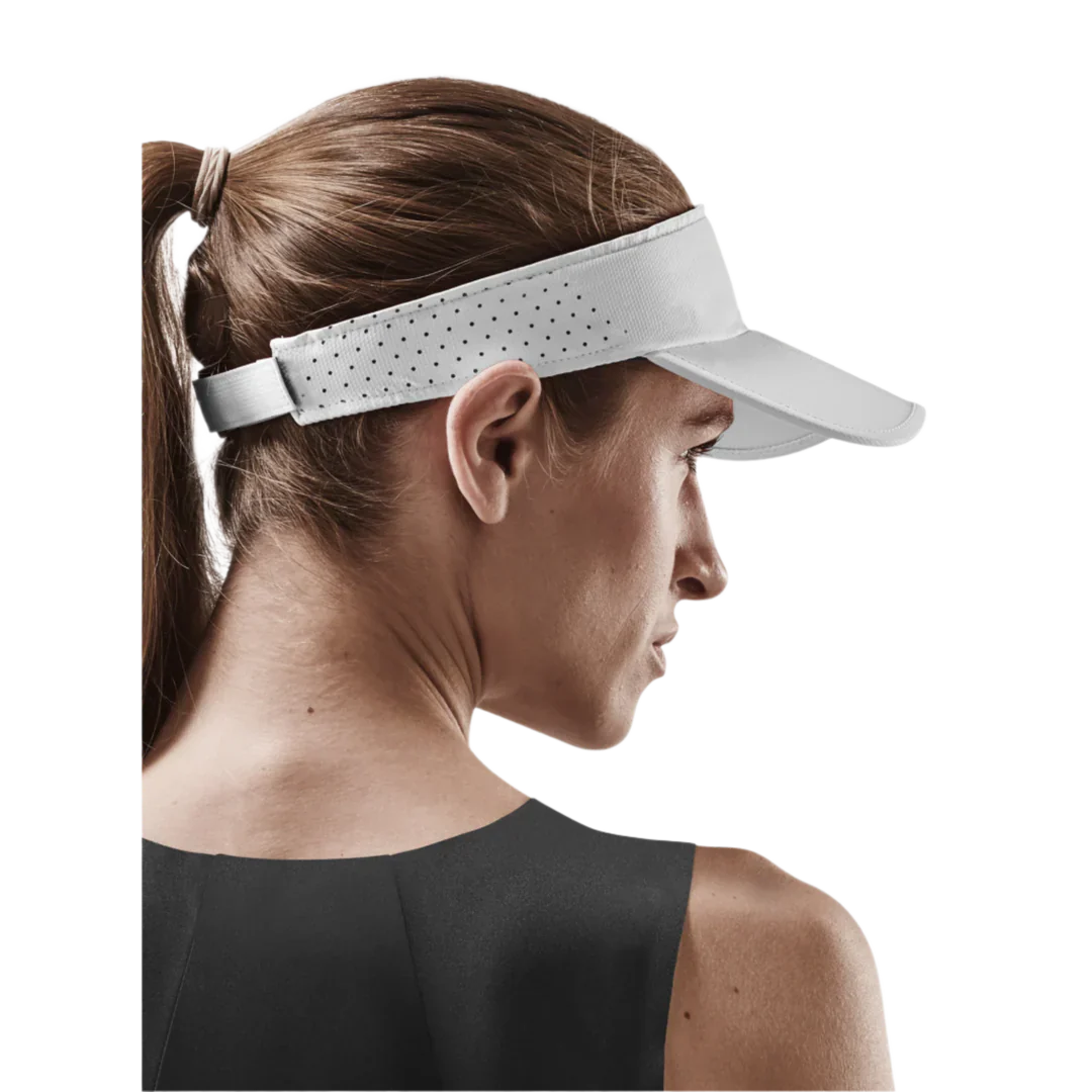 CEP Unisex's Run Foldable Visor - White