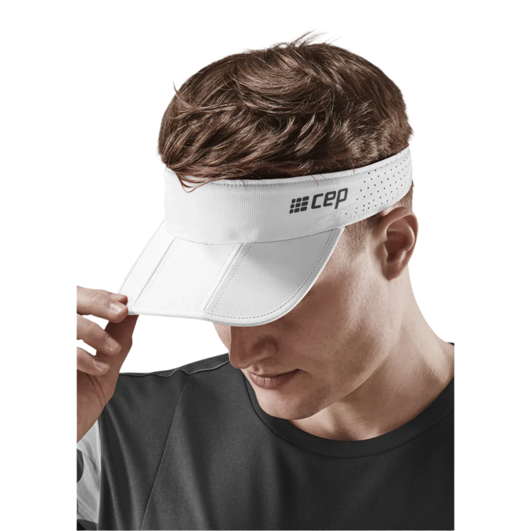 CEP Unisex's Run Foldable Visor - White