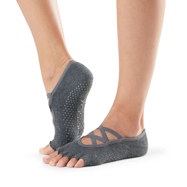 TOESOX Half Toe Elle - Charcoal Grey