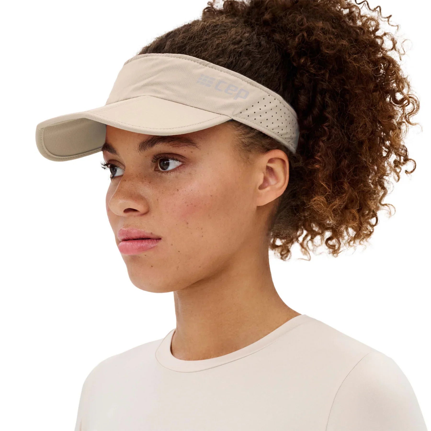CEP Unisex's The Run Visor - Cream