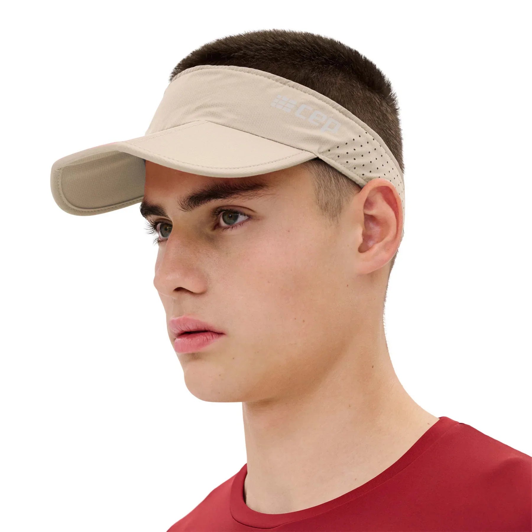 CEP Unisex's The Run Visor - Cream
