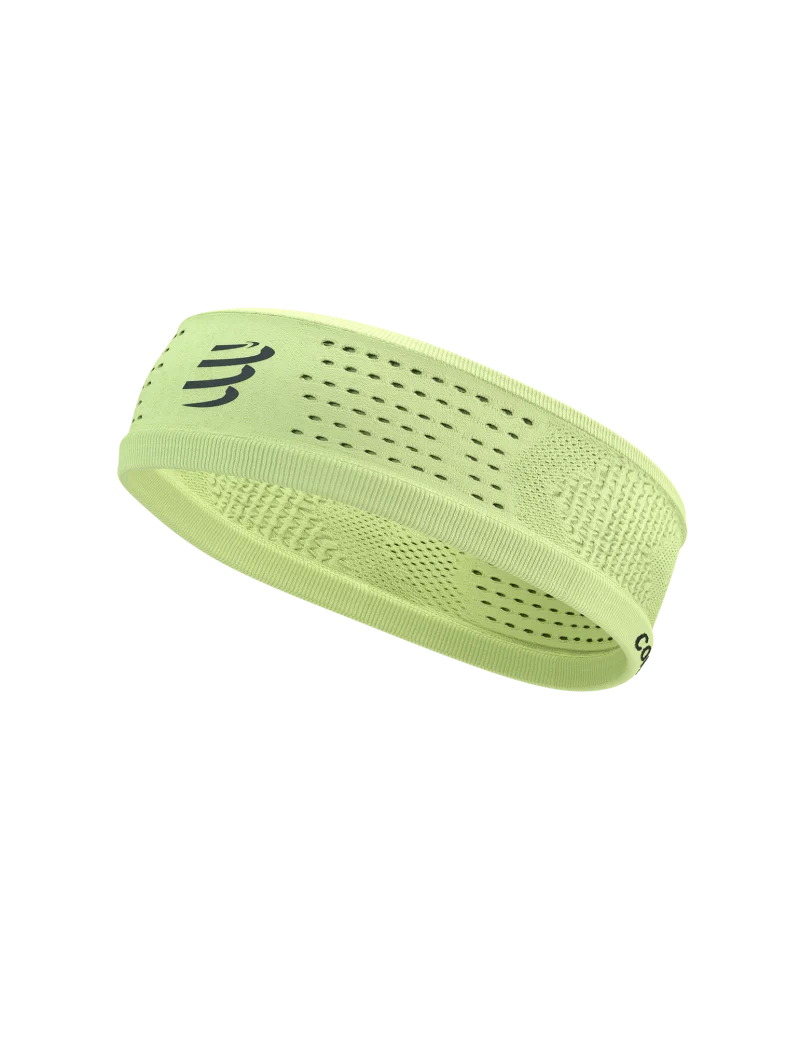 Compressport Unisex's Thin Headband On/Off - Shadow Lime