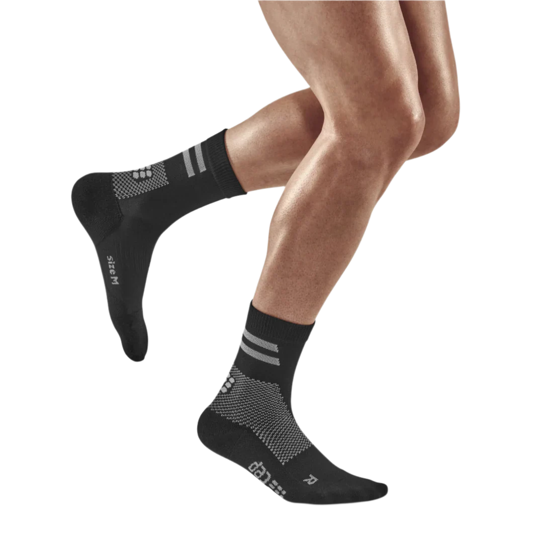 CEP Unisex's Training Socks Mid-Cut - Black