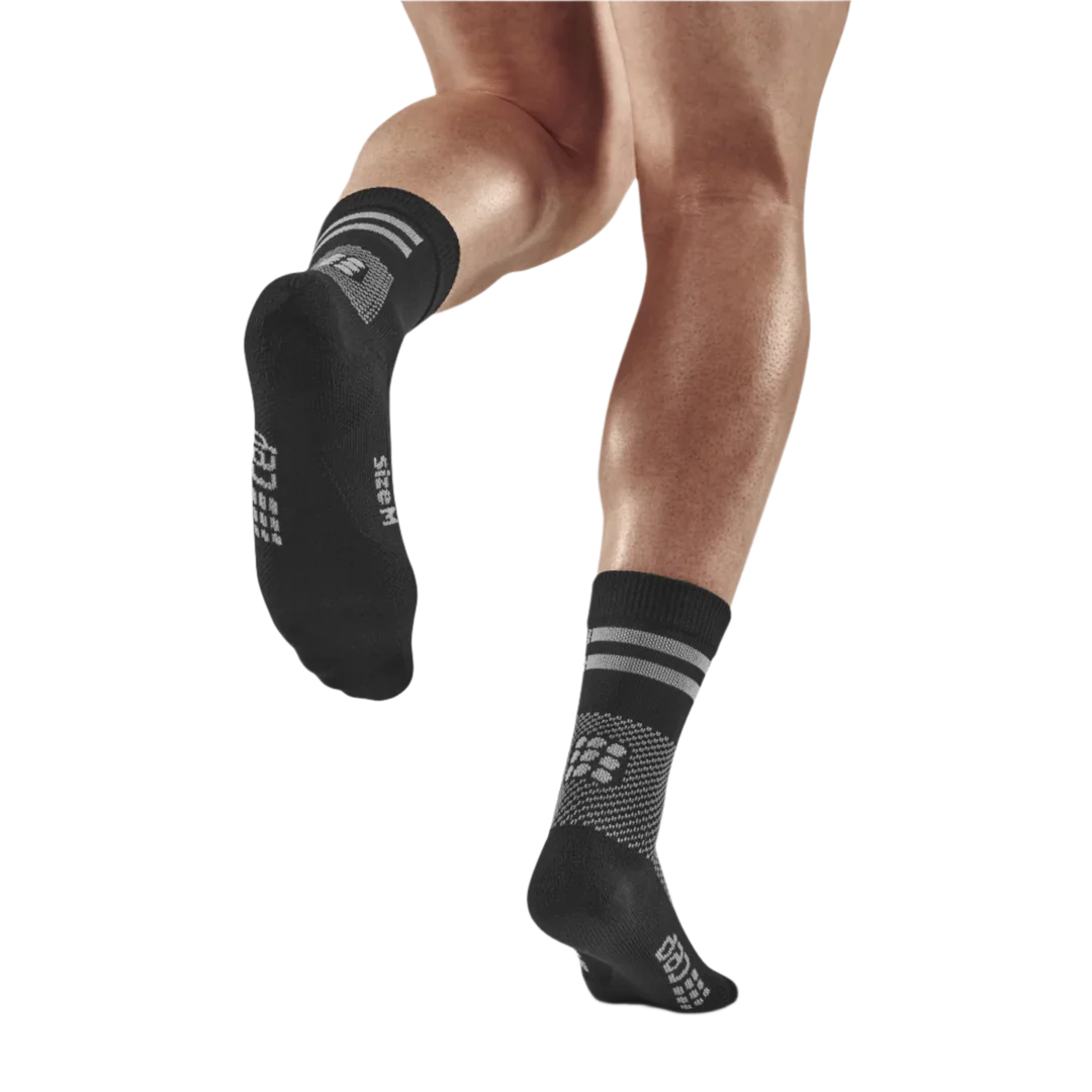 CEP Unisex's Training Socks Mid-Cut - Black