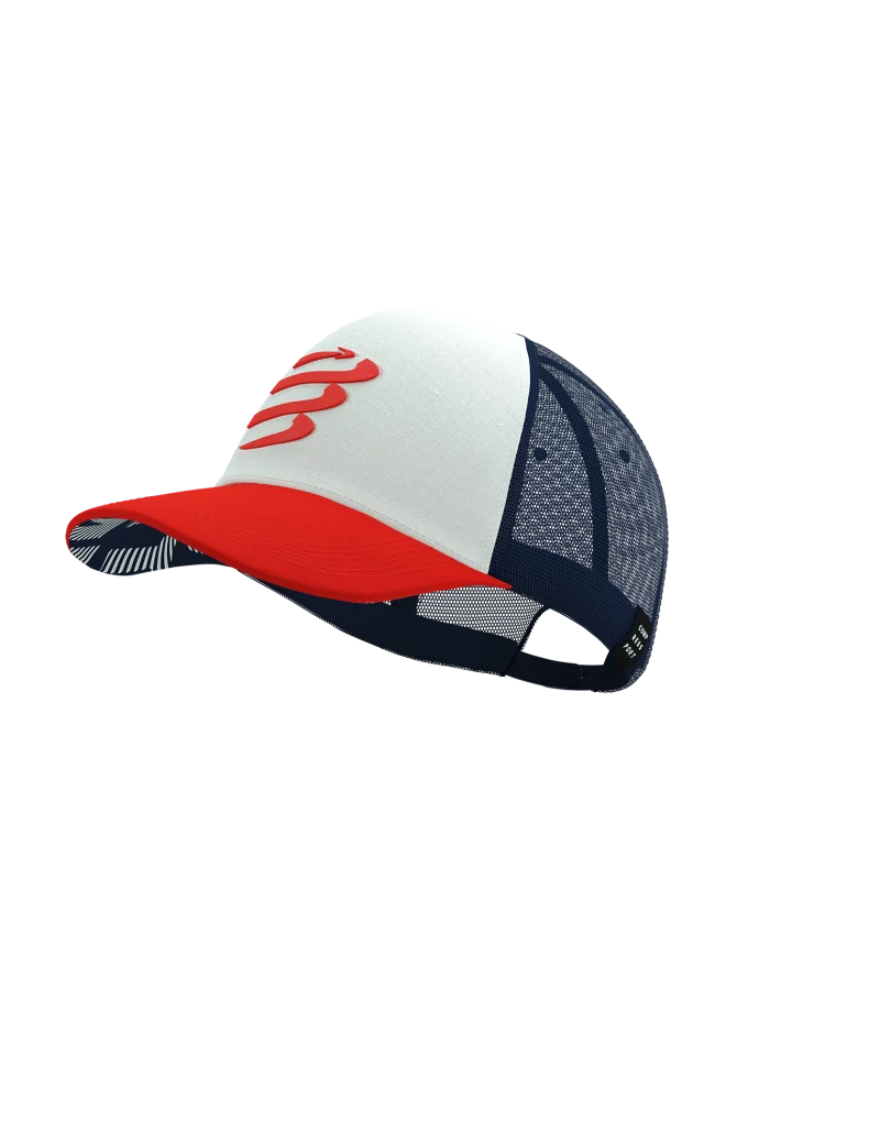 Compressport Unisex's Trucker Cap - Sugar/Blues