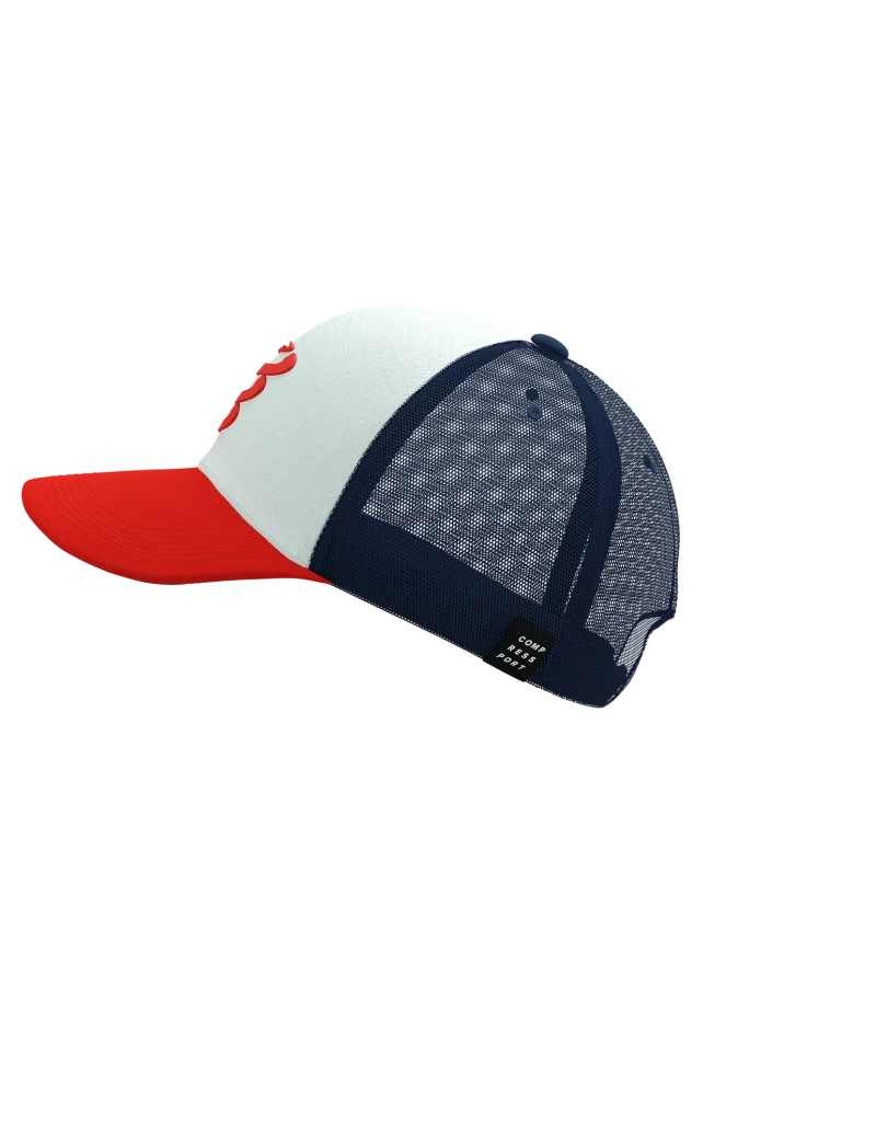 Compressport Unisex's Trucker Cap - Sugar/Blues