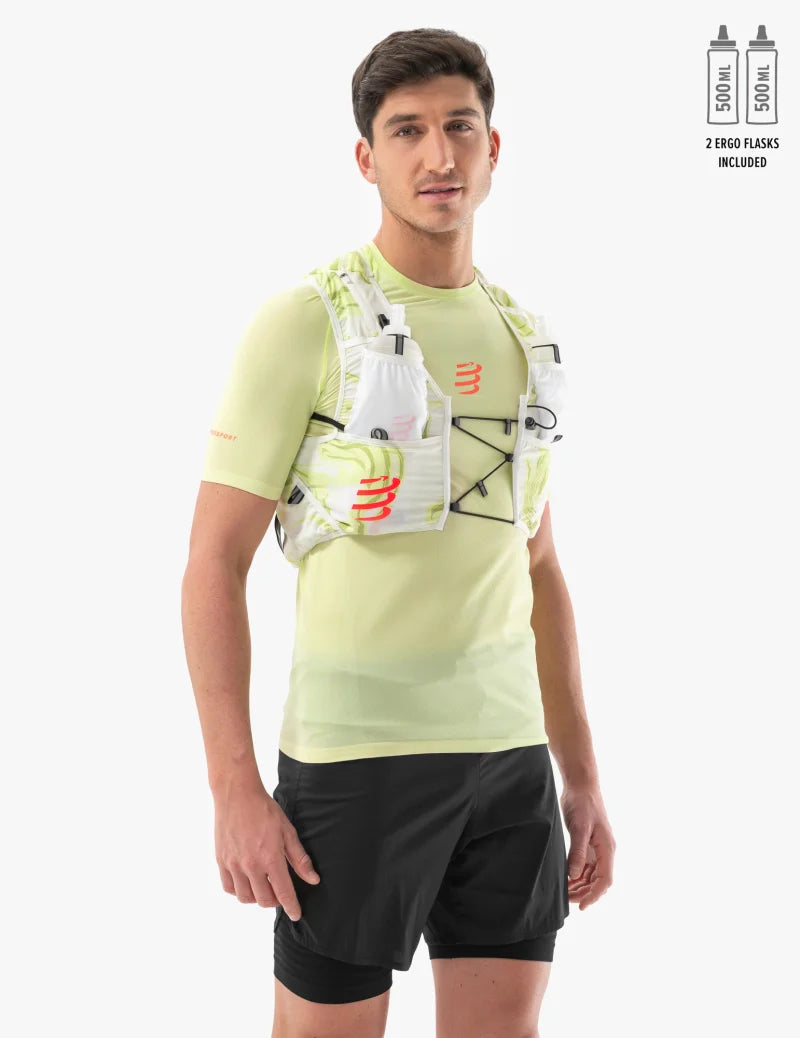 Compressport Unisex's UltRun EVO 10 Pack - Sugar/Green Camo