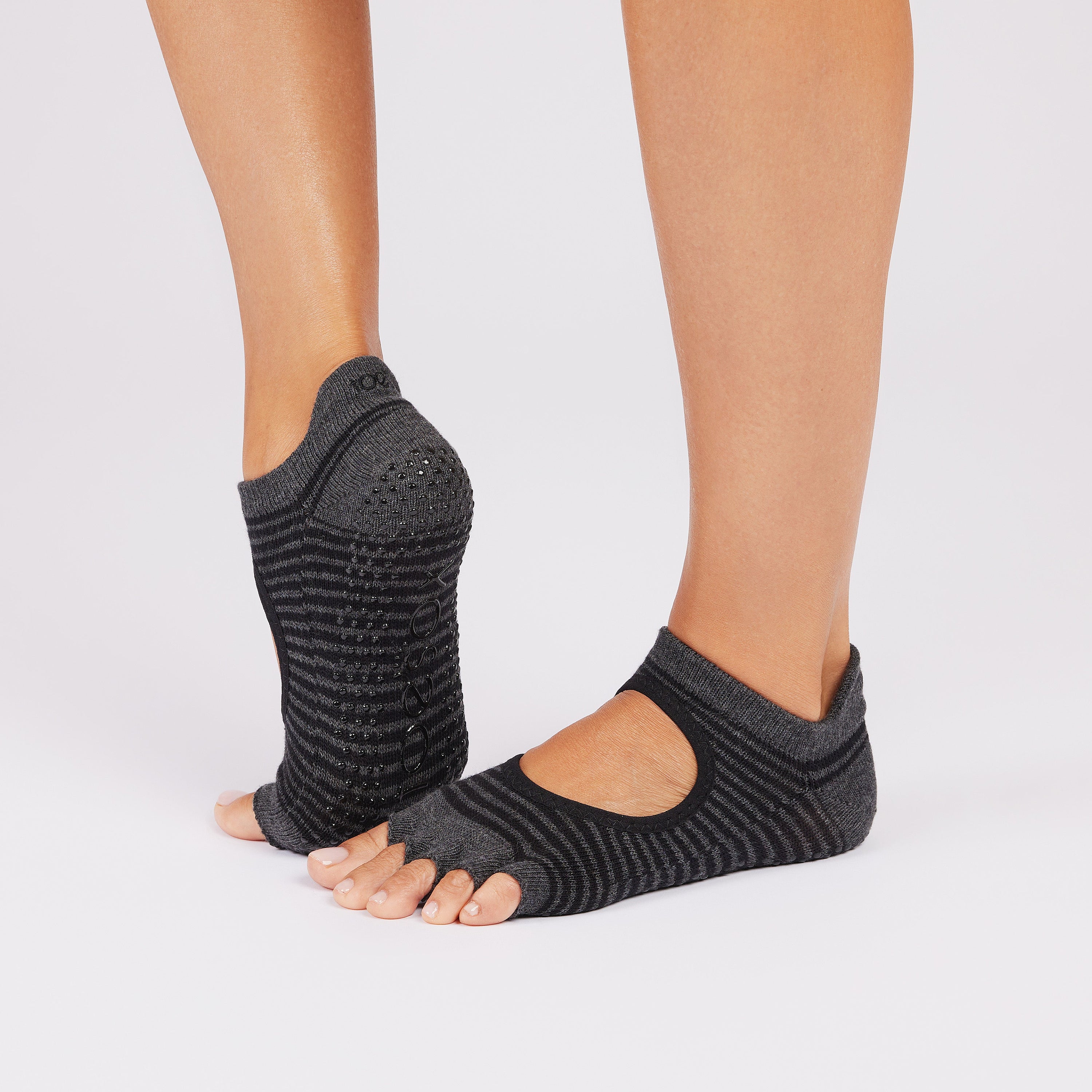 TOESOX Half Toe Bellarina - Midnight Stripe