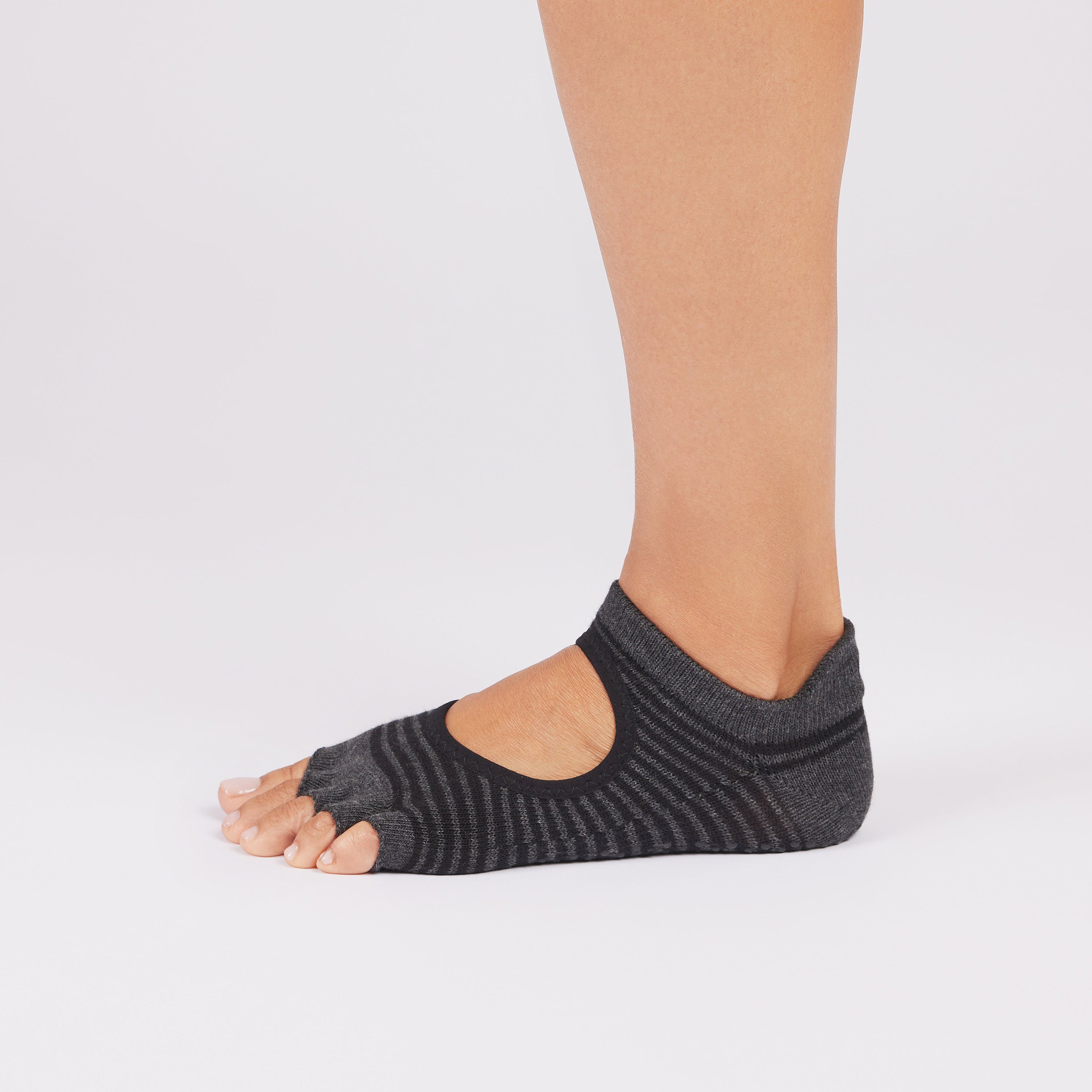 TOESOX Half Toe Bellarina - Midnight Stripe