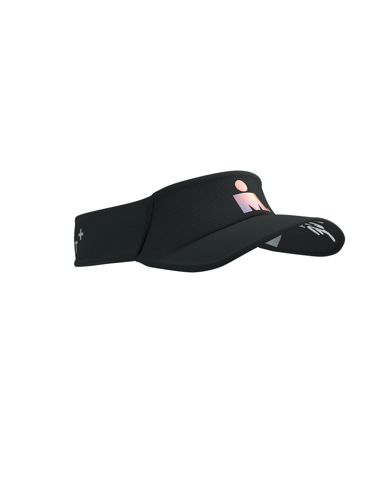 Compressport Unisex's Visor Ultralight - Black (Ironman 2025)