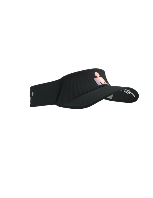 Compressport Unisex's Visor Ultralight - Black (Ironman 2025)