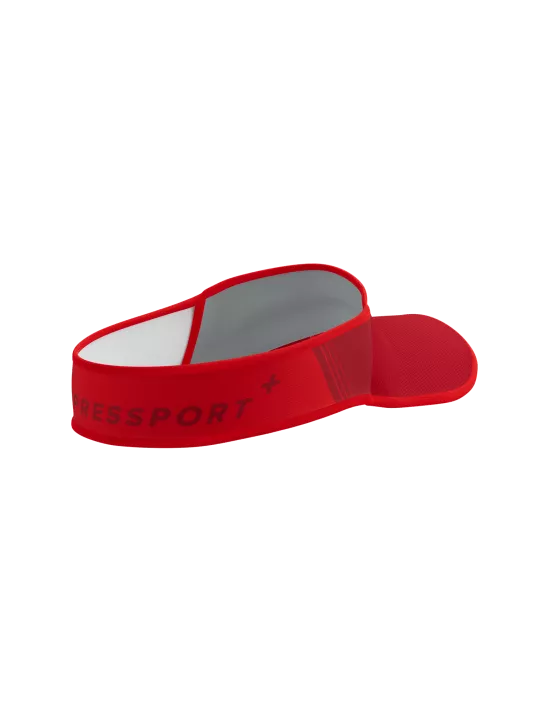 Compressport Unisex's Visor Ultralight - Samba/Core Red