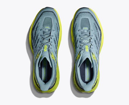 HOKA Men's Speedgoat 5 WIDE - Stone Blue/Dark Citron