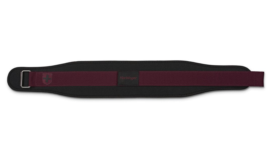 Harbinger Women's 5" Foam Core Belt- Black/Merlot