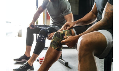 Harbinger Red Line Knee Wraps - Camo