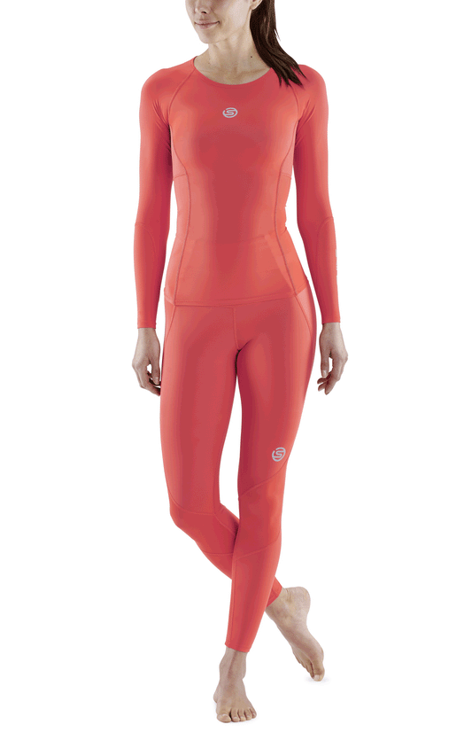 Skins Women's Compression Long Sleeve 3-Series - Spark